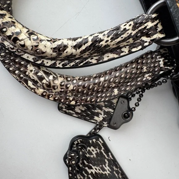 Coach Rogue 30 Bag With Colorblock Snakeksin Detail - Picture 12 of 13